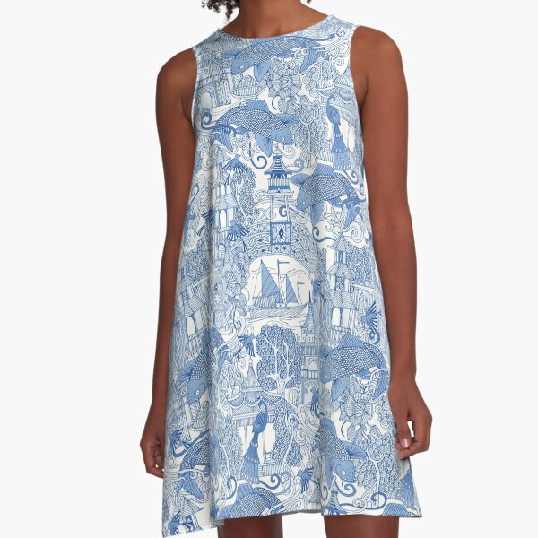 Artikel-Vorschau von chinoiserie toile blau, designt und verkauft von scrummy.