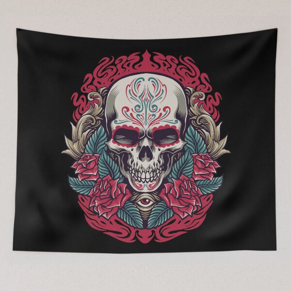 Item preview, Mexican Skull designed and sold by Vector Scout Lab.