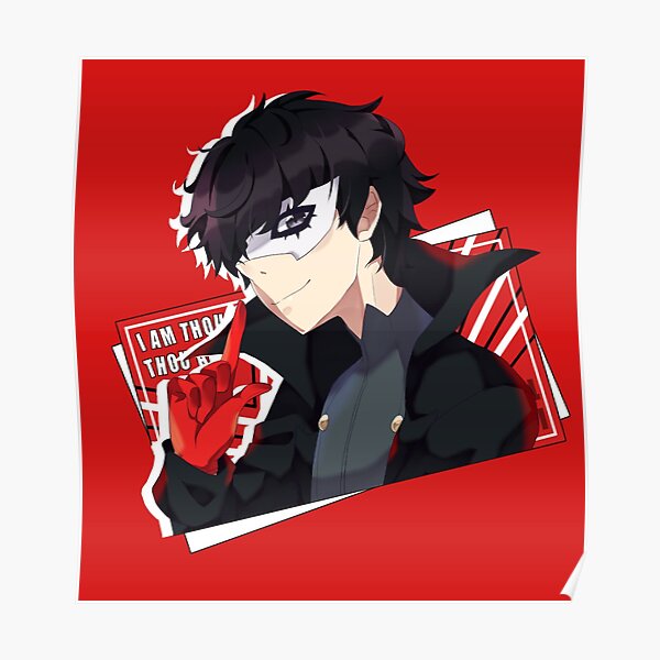 Persona 5 Joker Version 1 Poster For Sale By Ava Asmodeity Redbubble