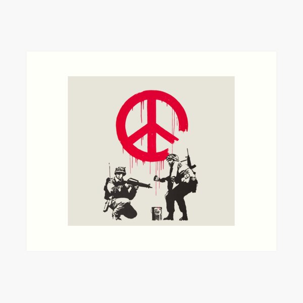 Banksy - CND Art Print