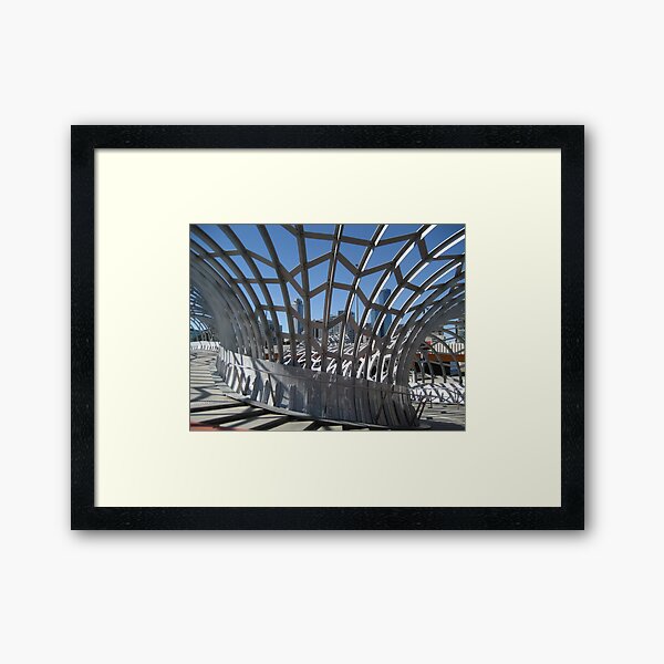 Webb Bridge, Melbourne Framed Art Print