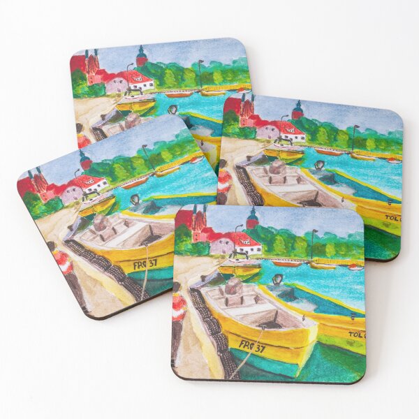 Item preview, Charming fishing village and coupe. designed and sold by Faramira11.