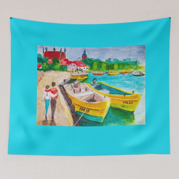 Item preview, Charming fishing village and coupe. designed and sold by Faramira11.