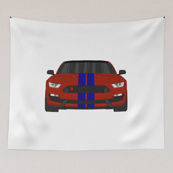 Item preview, Ford Mustang GT350R front (RapidRed,KonaBlue and Black) designed and sold by VenZolic.