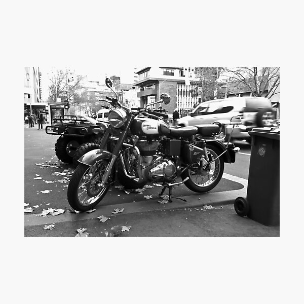 Royal Enfield Photographic Print