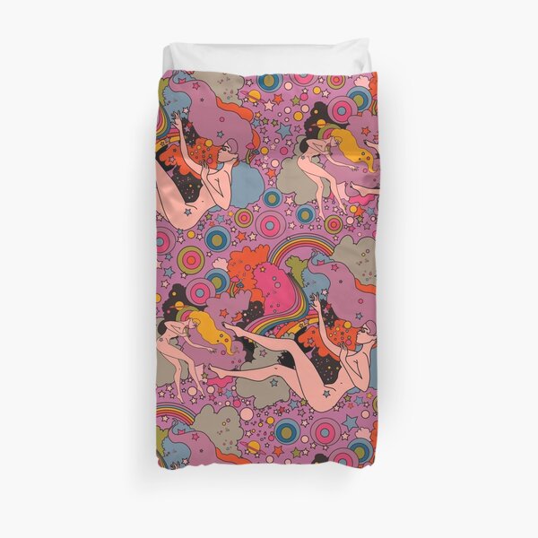 PINK SPACE VIOLET GIRLS Duvet Cover