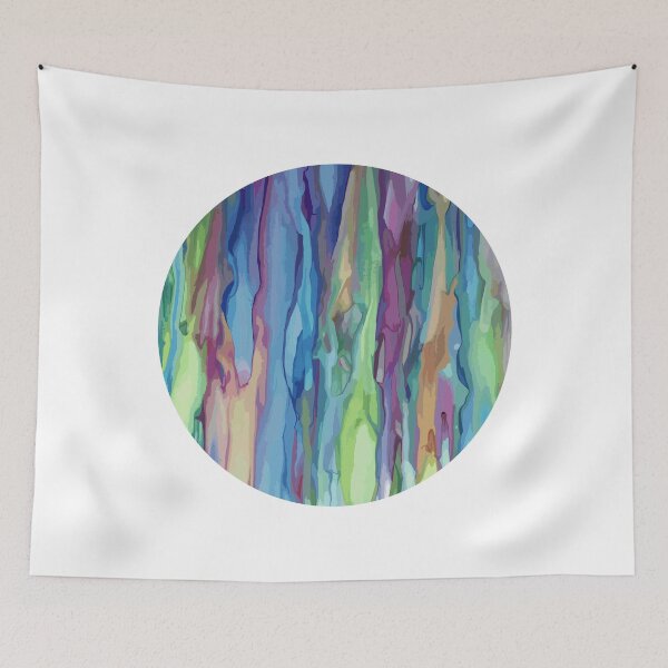 Item preview, Rainbow Eucalyptus Tree - Painting, Digital Image,  designed and sold by perryartdesign.