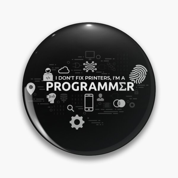 Aperçu de l'œuvre Je ne répare pas les imprimantes créée et vendue par Genuine Programmer.