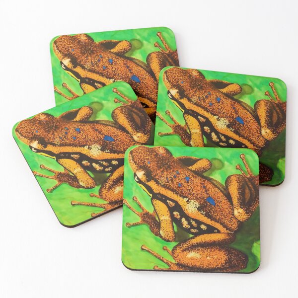 Item preview, Poison Dart Arrow Frog--Speckled Orange designed and sold by RJKpoyp.