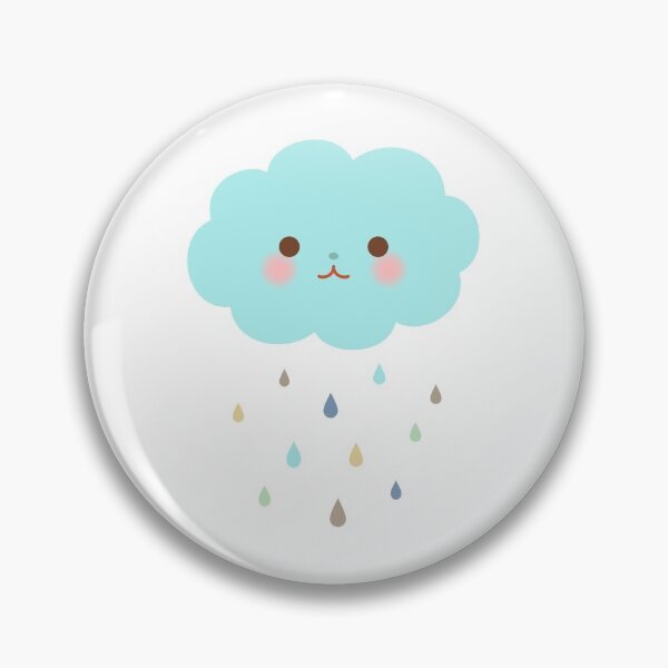 Aperçu de l'œuvre Nuage mignon avec des gouttes de pluie créée et vendue par soyon.