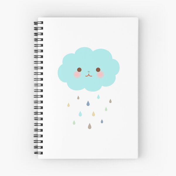 Aperçu de l'œuvre Nuage mignon avec des gouttes de pluie créée et vendue par soyon.