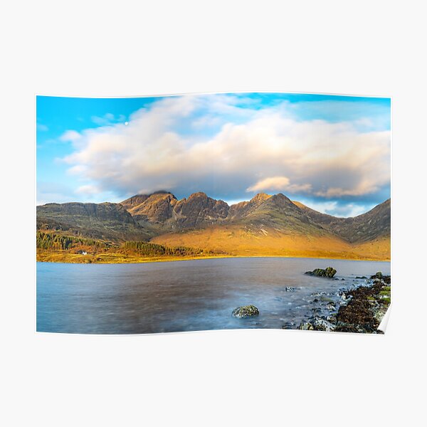 Morning - Bla Bheinn and Loch Slapin Poster