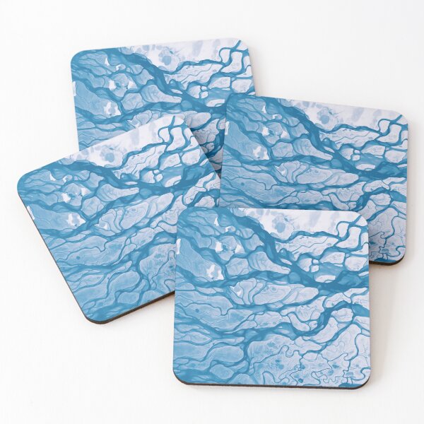 Lena River Delta Coasters (Set of 4)