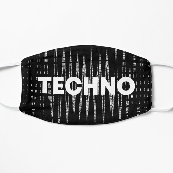Distorted Techno Flat Mask