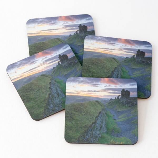 Item preview, Castell Dinas Brân at sunset designed and sold by bitm2007.