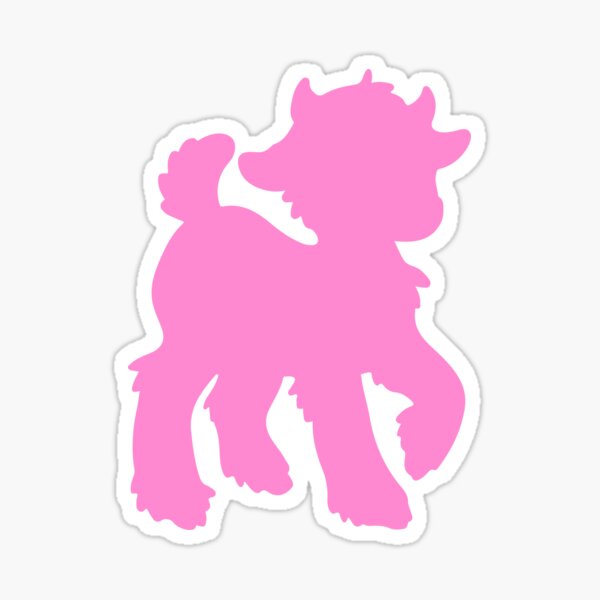 Vista previa del artículo con la obra «Cabra Rosa», diseñado y vendido por Goatlings-Gifts.