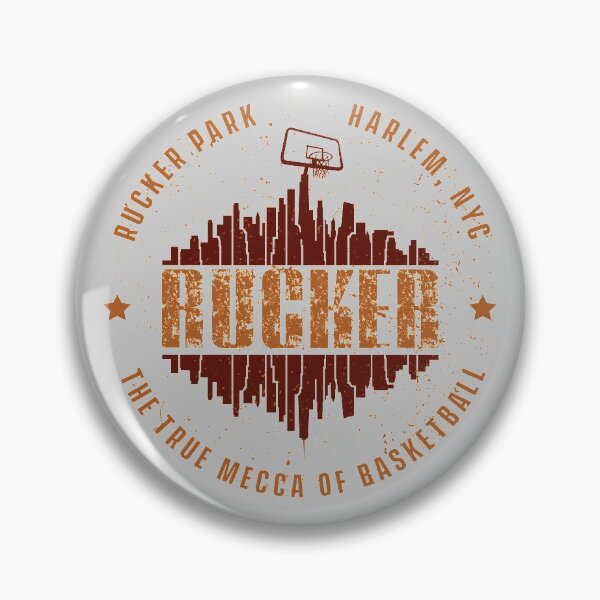 Item preview, Rucker Park - The true Mecca of basketball - Vintage label design designed and sold by COURT-VISION.