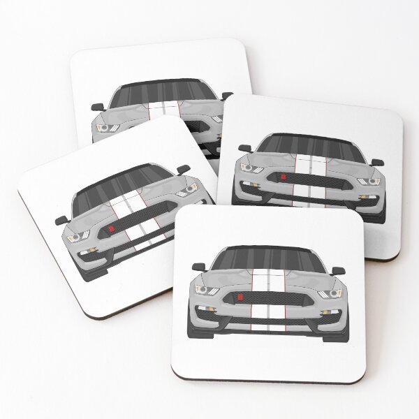 Item preview, Ford Mustang GT350R front (Silver,White and Black) designed and sold by VenZolic.