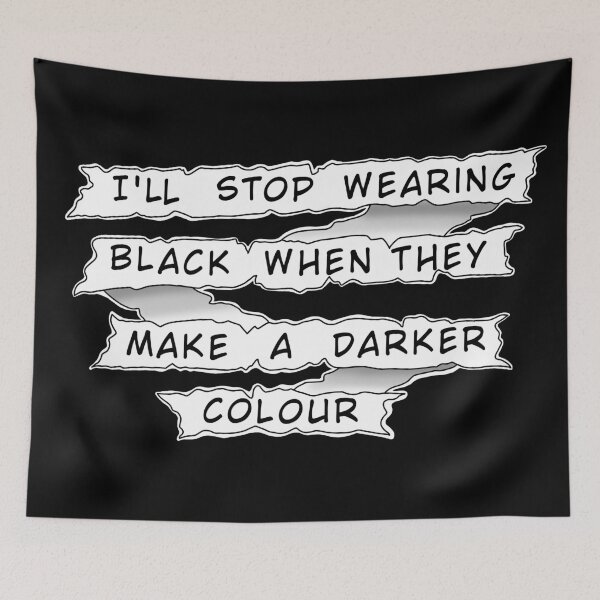 Item preview, Black (English Spelling) designed and sold by Scarlet-x-Rose.