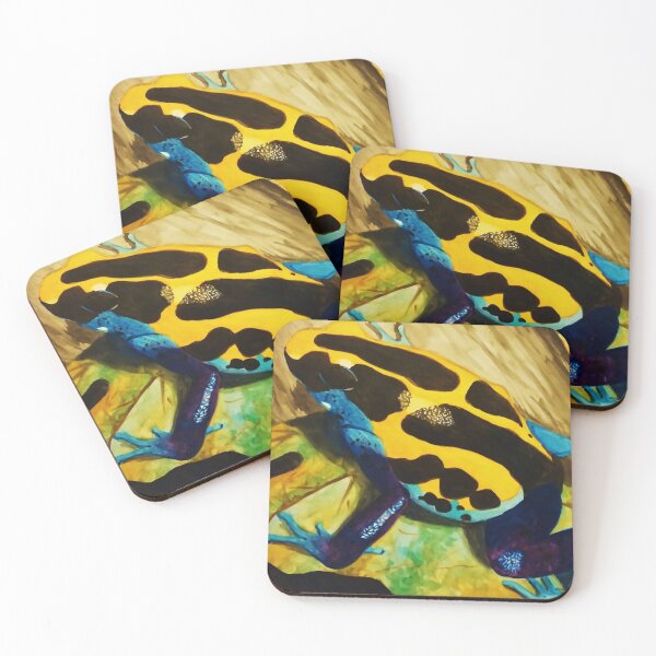 Item preview, Poison Dart Arrow Frog--Blue and Yellow designed and sold by RJKpoyp.