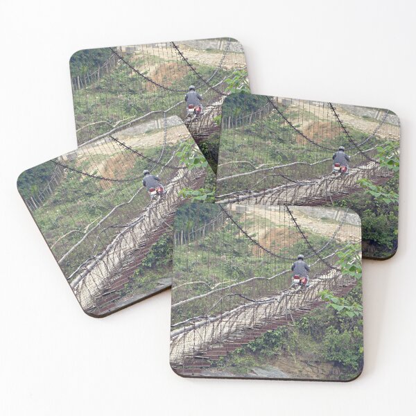 Item preview, Motorbike Riding over Bamboo Suspension bridge designed and sold by worldways.