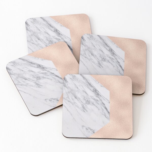 Item preview, Graphic marble over rose gold designed and sold by marbleco.