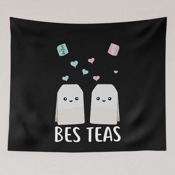 Item preview, Bes Teas Besties Cute Kawaii Tea Bags Best Friends designed and sold by Sardine Designs.