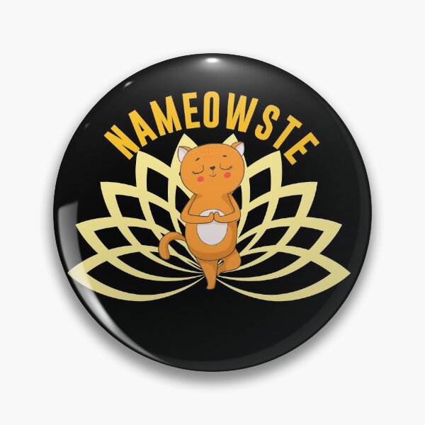 Item preview, Funny cats yoga name owste namaste meow saying designed and sold by Jelisandie.