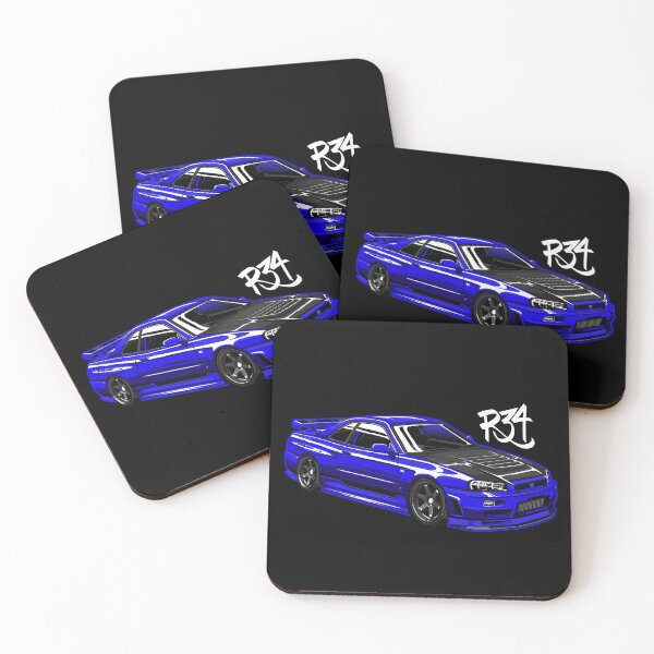 Item preview, Nissan Skyline GT-R R34 Blue designed and sold by JDM APEX.