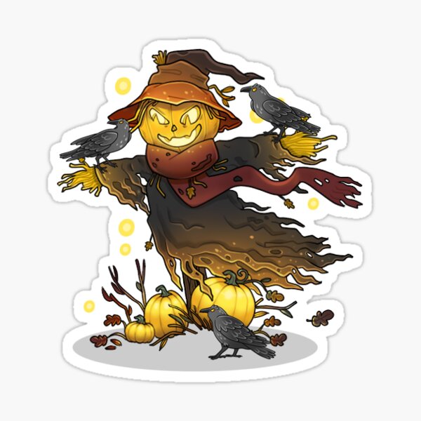 Scarecrow Baddy Sticker