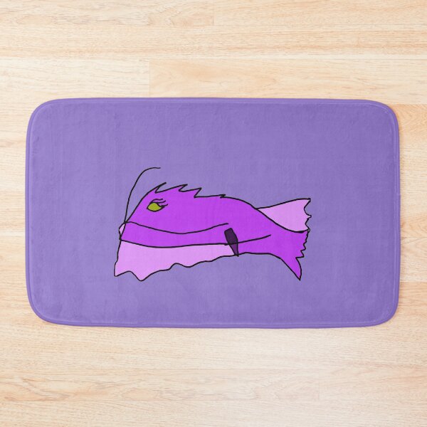 Item preview, purple fish designed and sold by Pentagonien.