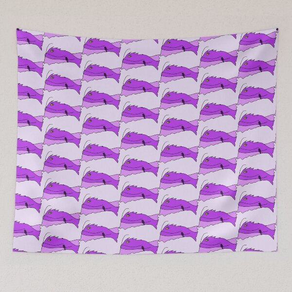Item preview, purple fish designed and sold by Pentagonien.