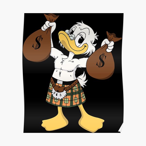 Scrooge McDuck - Pin up Poster