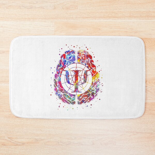 Item preview, Psychology symbol and brain designed and sold by Rosaliartbook.