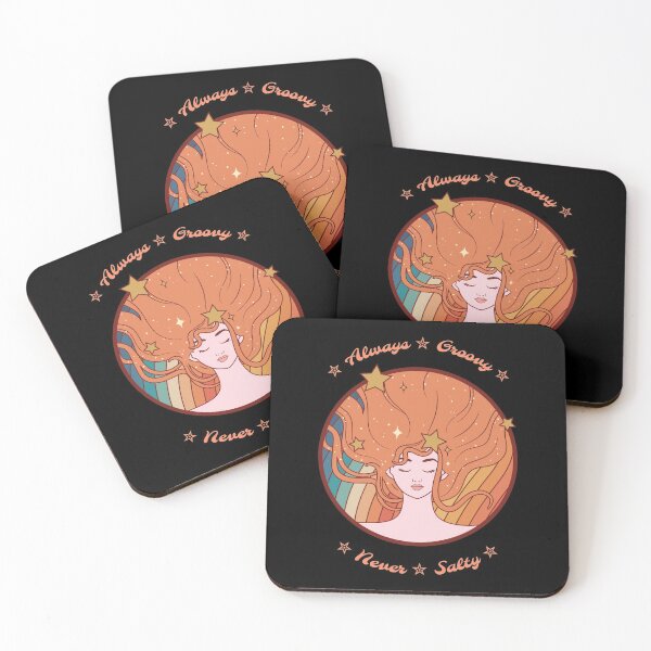 Item preview, Good vibes only Always Groovy Never Salty 1970 Vintage Illustration designed and sold by javes93.