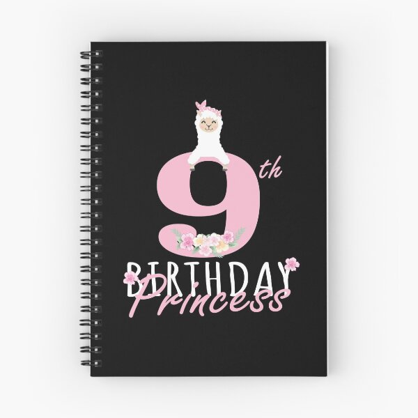 Item preview, 9th Birthday Princess Llama Girl Llamazing 9 Years Old Party product designed and sold by Grabitees.