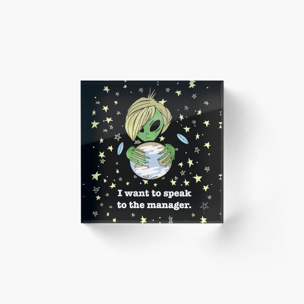 Item preview, Quiero hablar con el gerente. Alien Karen. designed and sold by SubtleSplit.