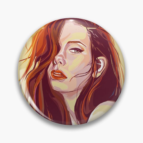 Item preview, Beautiful Ginger Blonde Portrait designed and sold by WULFLAND ARTS.