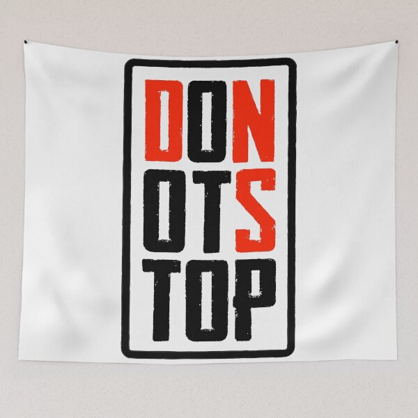 Item preview, DNS - Do Not Stop Black & Red designed and sold by corrochdesigns.