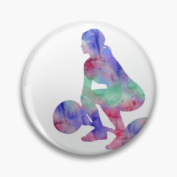 Item preview, Female weightlifter, deadlift pick, woman weightlifter, weightlifting designed and sold by Rosaliartbook.