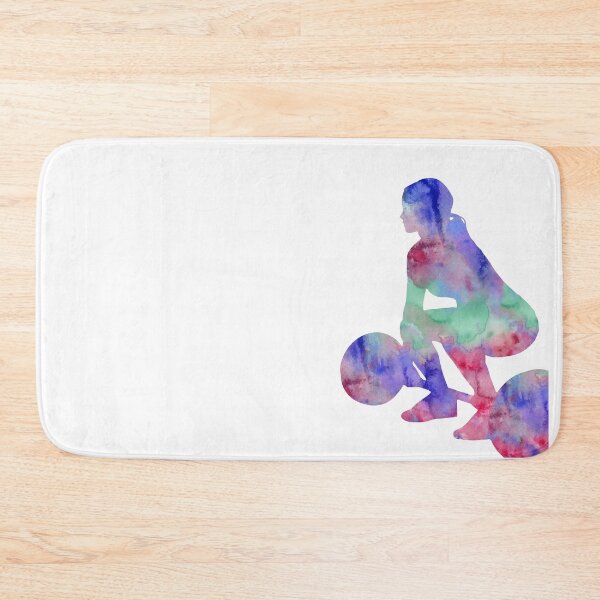 Item preview, Female weightlifter, deadlift pick, woman weightlifter, weightlifting designed and sold by Rosaliartbook.