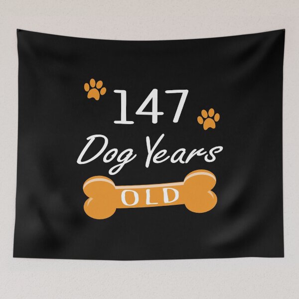 Item preview, 147 Dog Years Old Funny 21st Birthday Puppy Lover product designed and sold by Grabitees.