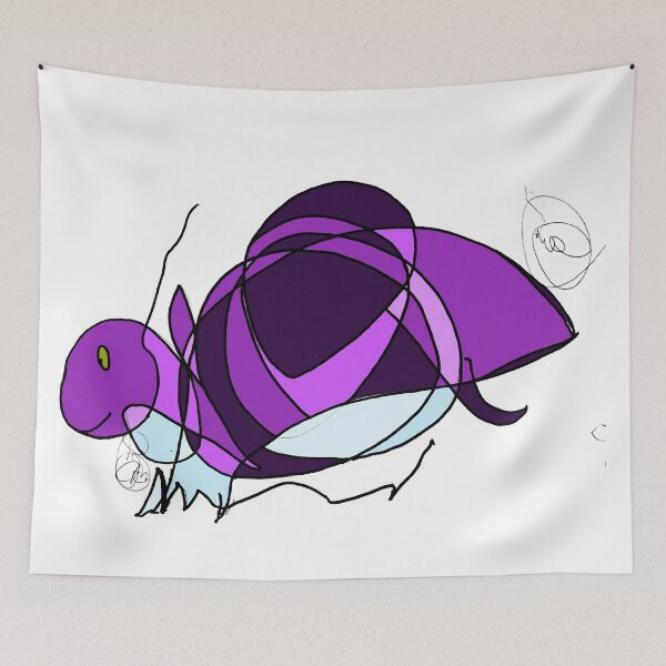 Item preview, purple turtle designed and sold by Pentagonien.