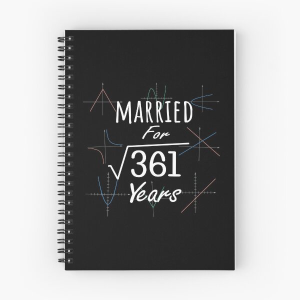 Item preview, Math 19th Anniversary Gift Married Square Root Of 361 Years print designed and sold by Grabitees.