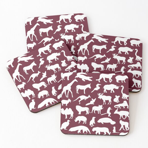 Item preview, Exotic Menagerie - white designed and sold by GeoCreate.