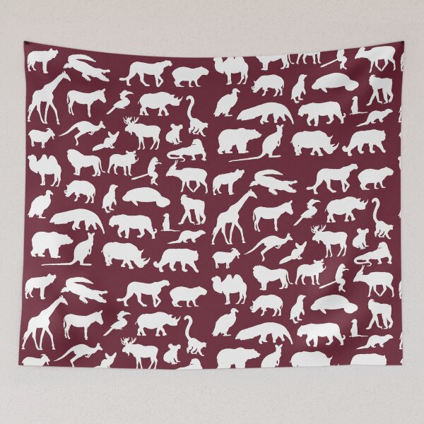 Item preview, Exotic Menagerie - white designed and sold by GeoCreate.