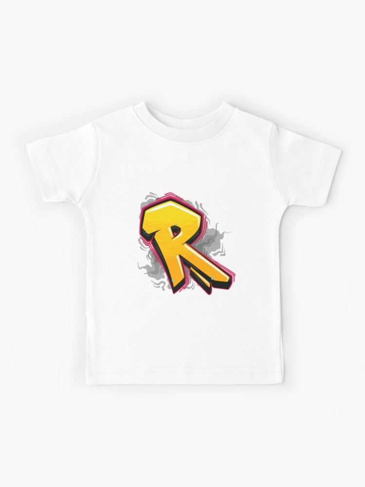 Graffiti Buchstabe R Kinder T Shirt Von Namegraffiti Redbubble