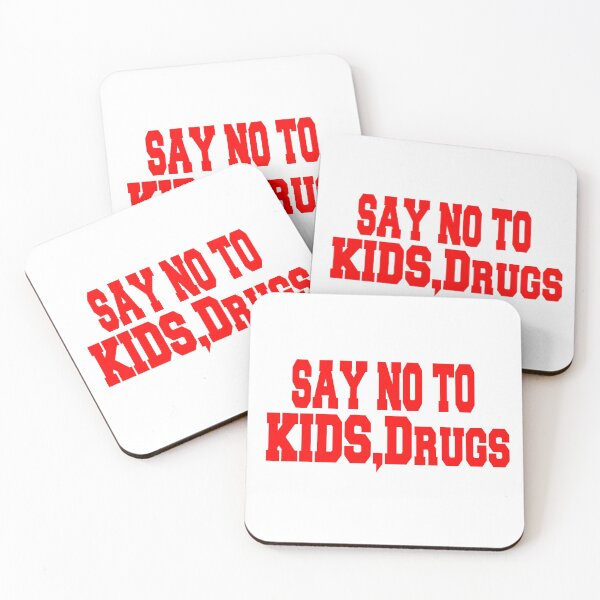 Item preview, kids, anti drug, red, school, children, decorative, drug free, giveaways designed and sold by Noui Barka.