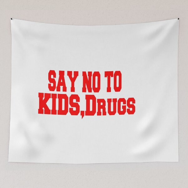 Item preview, kids, anti drug, red, school, children, decorative, drug free, giveaways designed and sold by Noui Barka.