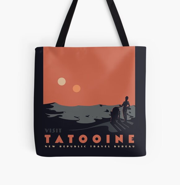 Visit Tatooine All Over Print Tote Bag